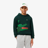 09607 Lacoste Crocodile Graphic Hoodie Kids