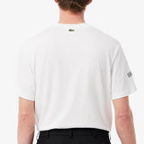 06999 Lacoste Tennis Stripe T-shirt White