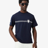 06971  Lacoste Tennis Stripe T-shirt Navy