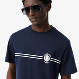 06971  Lacoste Tennis Stripe T-shirt Navy