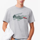 09612 Lacoste tee-shirt silver chine