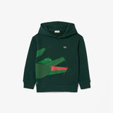 09607 Lacoste Crocodile Graphic Hoodie Kids