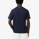 06971  Lacoste Tennis Stripe T-shirt Navy