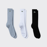 Lacoste Three-Pack High-Cut Cotton Socks