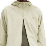 06494 Fred Perry Oyster Hooded Shell Jacket