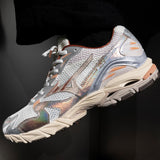 06622 Mizuno Wave rider 10 silver/peach