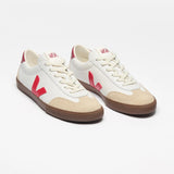 07887 Veja Volley Leather White Pekin Bark