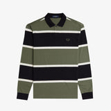 07270 Fred Perry striped l/s polo shirt