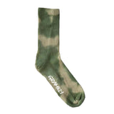 07392 Gramicci Tie Dye Crew Socks Green