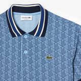 09277 Classic Fit Lacoste Monogram Jacquard Polo Shirt Globe