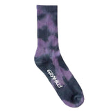 07412 Gramicci Tie Dye Crew Socks Purple