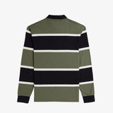 07270 Fred Perry striped l/s polo shirt