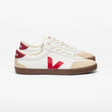 07887 Veja Volley Leather White Pekin Bark