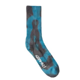 07401 Gramicci Tie Dye Crew Socks Blue