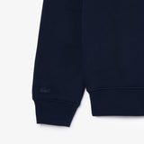 09608 Lacoste fleece embroidered crocodile sweatshirt navy blue