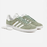 07889 Adidas Gazelle Silver Green