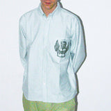 03633 Hotel Green Pinstripe Every Day Shirt