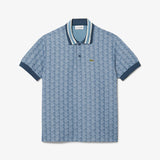 06939 Lacoste Classic Fit Monogram Jacquard Polo Shirt