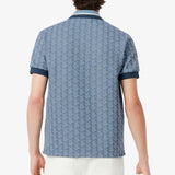 06939 Lacoste Classic Fit Monogram Jacquard Polo Shirt