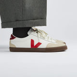 07887 Veja Volley Leather White Pekin Bark